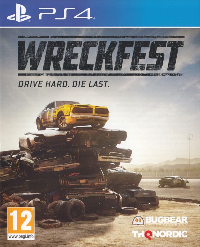 Wreckfest box art for Playstation 4